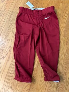 Nike ladies crimson Baseball Pants